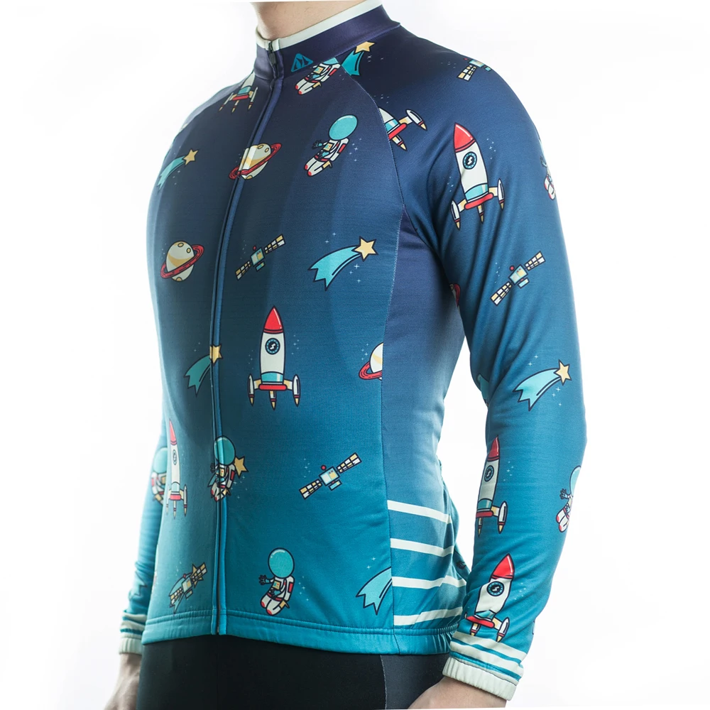 Ropa Ciclismo мужская теплая флисовая велосипедная одежда с длинным рукавом для