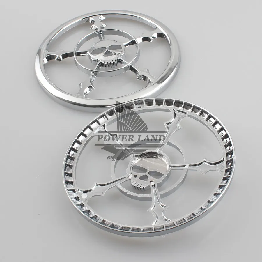Чехол для Harley Touring FLH 1/2 2014 новый 2x хромированный 2017 дюйма|cover chrome|chrome trimchrome cover |
