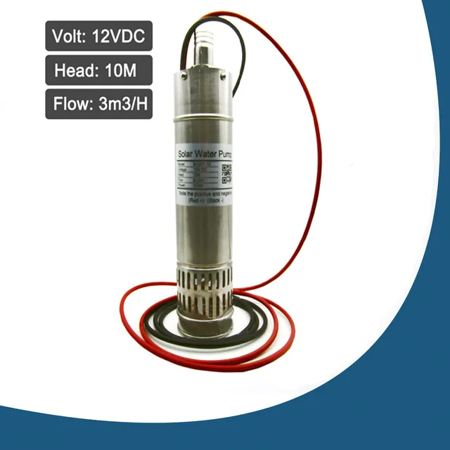 Погружной насос на солнечной батарее 3 дюйма 12 В солнечный бесщеточный 132 Вт