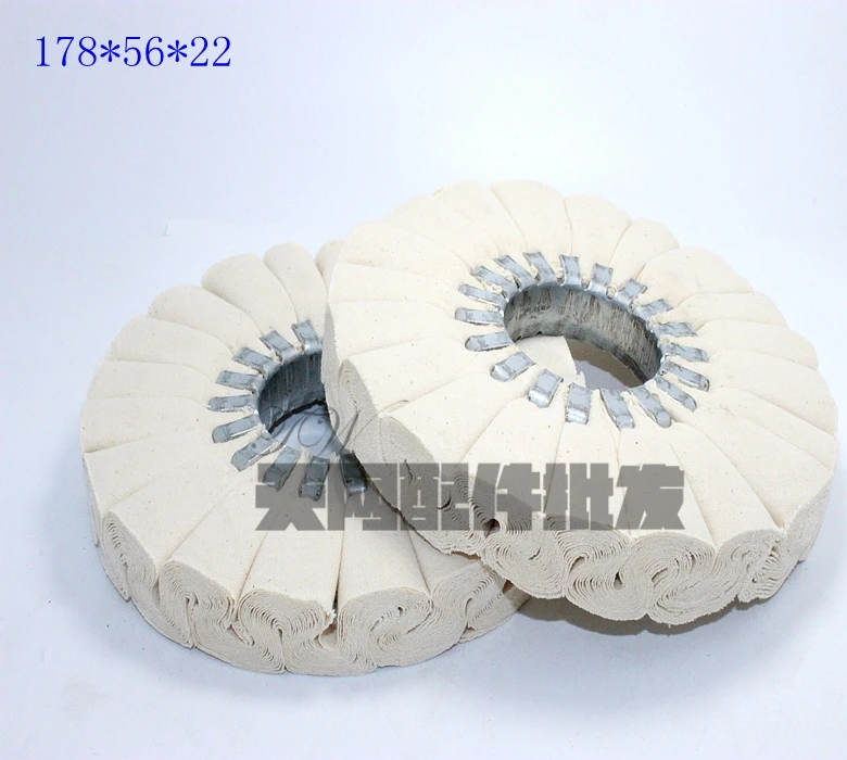 

Woodworking machinery fittings sealing machine buffing wheel mechanical polishing wheel 178*56*20 full wave type cloth