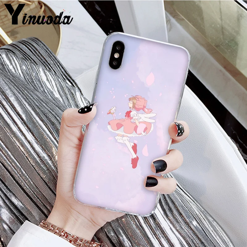 Yinuoda Cardcaptor Sakura Роскошный Уникальный Дизайн чехол для телефона Apple iPhone 8 7 6 6S Plus X XS MAX