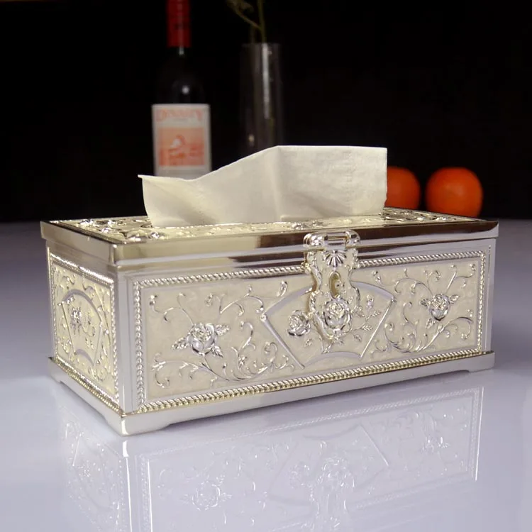 Бутиковая коробка для полотенец Rumidjah полностью Металлическая Европейская белая