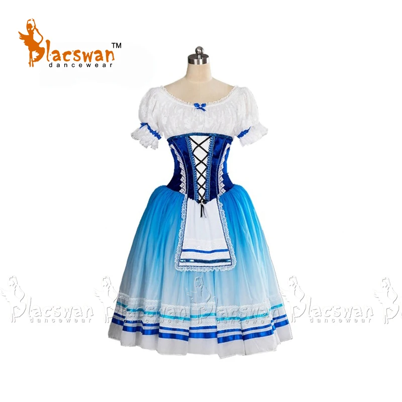 Новинка 2017 балетная пачка костюм профессиональная голубого и белого цвета