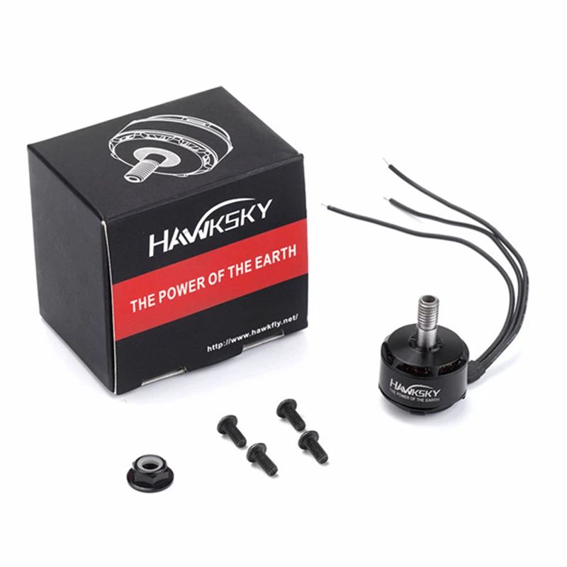 Hawkfly at1507 1507 3600kv/4200kv 2 4 s cw винт Нитки Двигатель черный для RC гоночный Drone Racer в 1 ESC