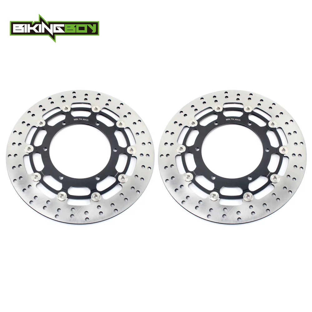BIKINGBOY передние тормозные диски роторы для Yamaha XVS 950 V-Star/Tourer 09 10 11 12 13 14 XVS950 полночная