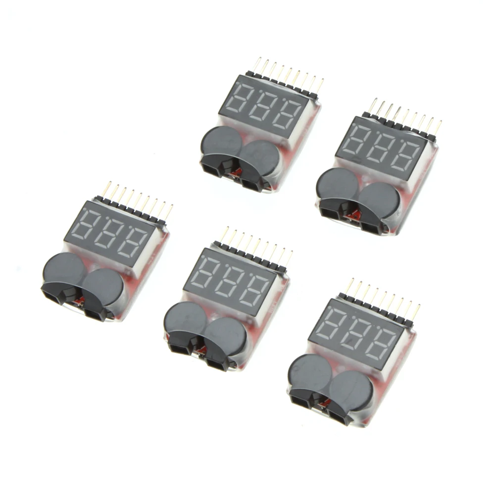 5 шт. 1 8S индикатор RC Li Ion Lipo батарея тестер низкого напряжения зуммер сигнализация