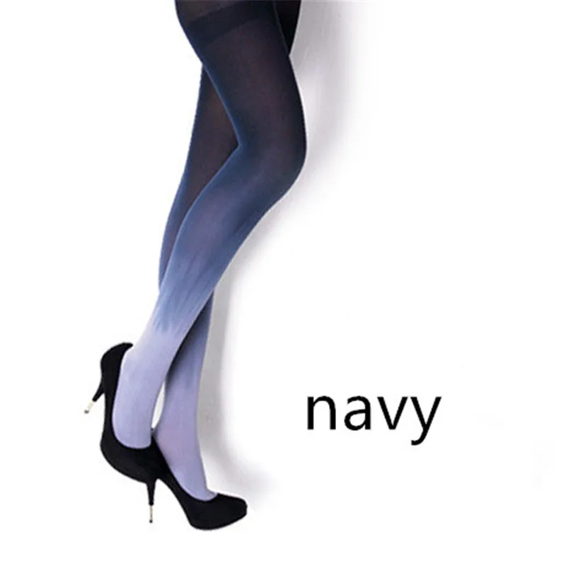 Сексуальные чулки с градиентом цвета для богини колготки костюмированной