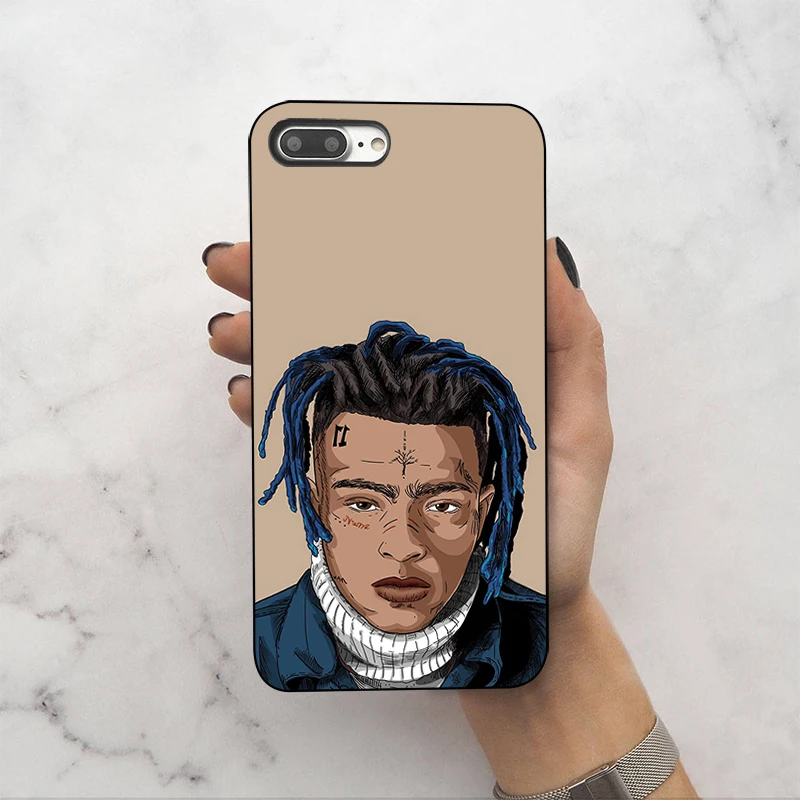 OUTMIX XXXTENTACION Сотовые телефоны чехол для iPhone Apple 7 plus 8 6 X XS max XR 5 5S