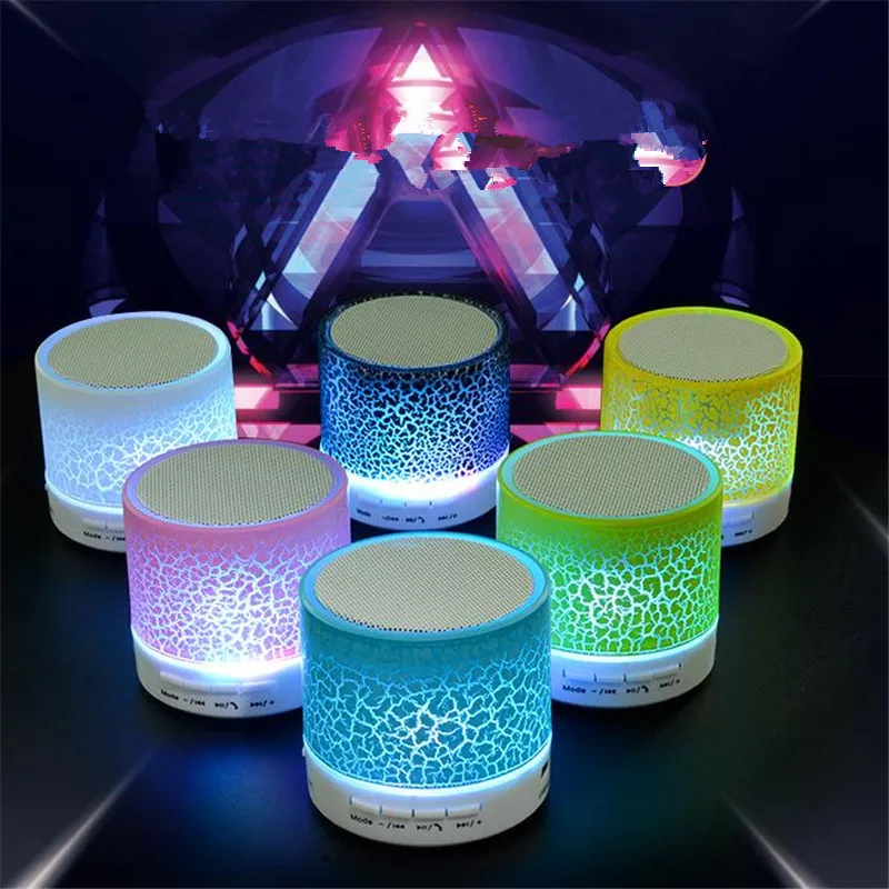 Портативный светодиодный свет bluetooth Динамик мини Музыка громкой связи