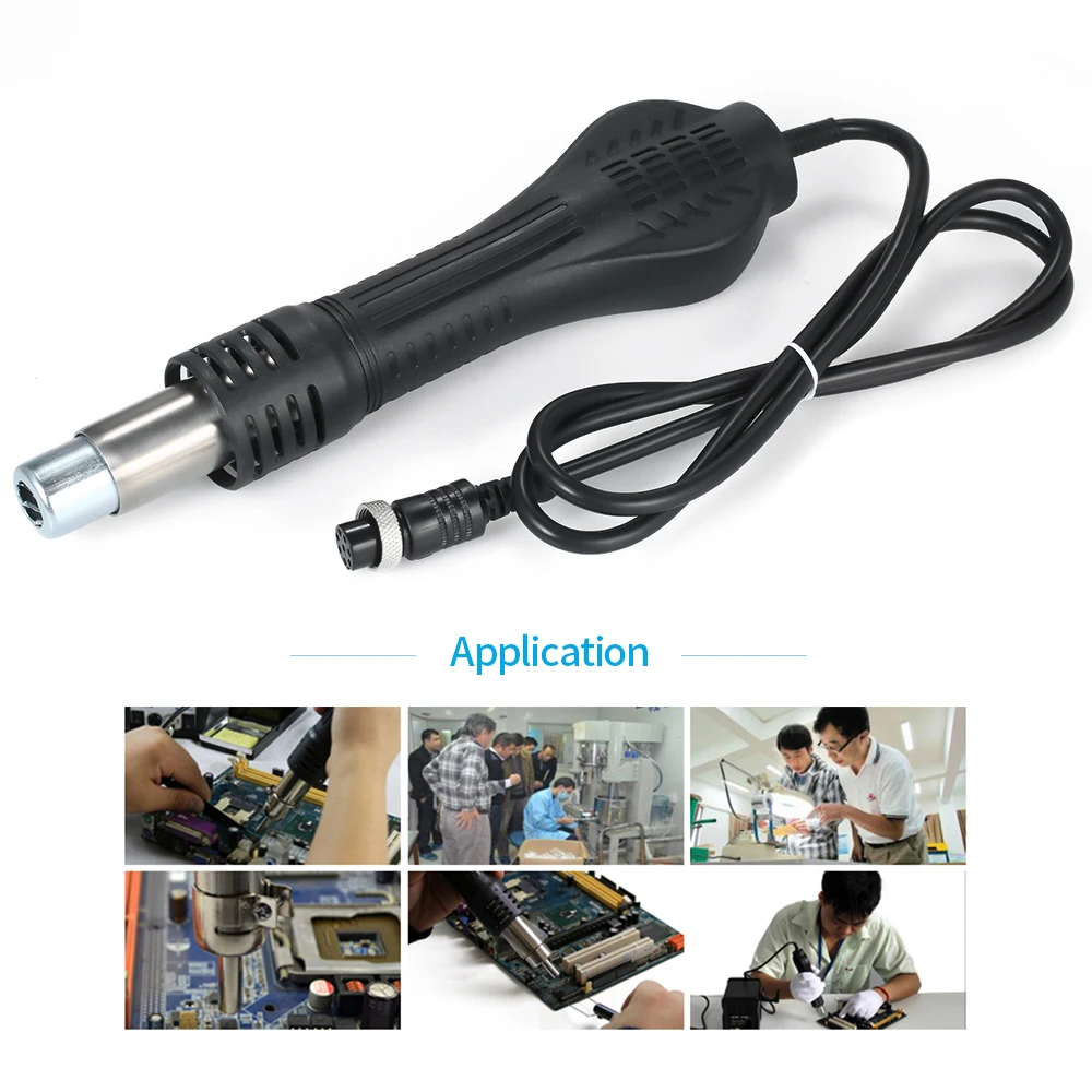 Hot Air Soldering Station Hot Air Gun Handle Hot Air Desoldering Gun Rework Solder Station Desoldering Tool