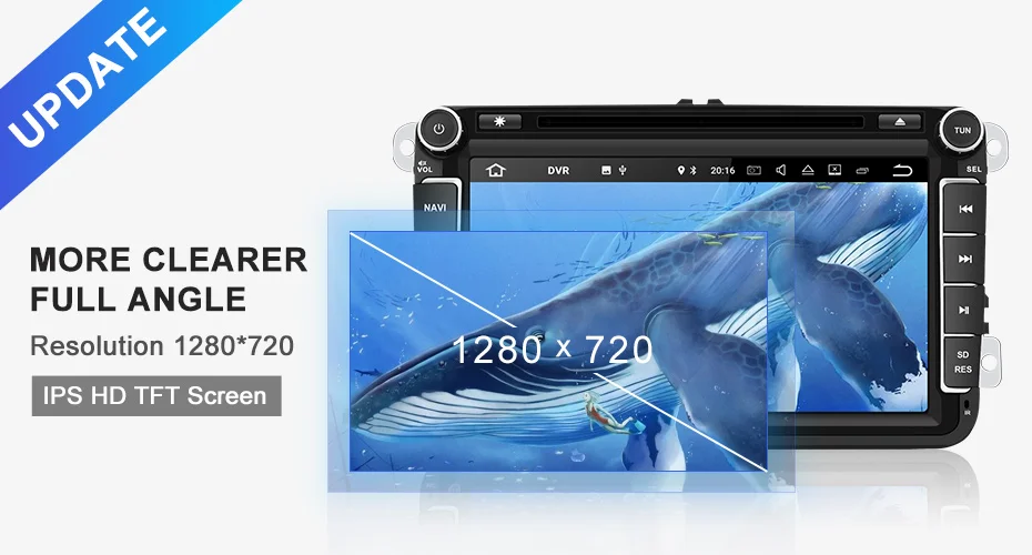 Isudar автомобильный мультимедийный плеер 2 Din Android 9 для Volkswagen/Passat/POLO/GOLF/CC/Skoda/Octavia/Leon Авто dvd-радио GPS 1280*720