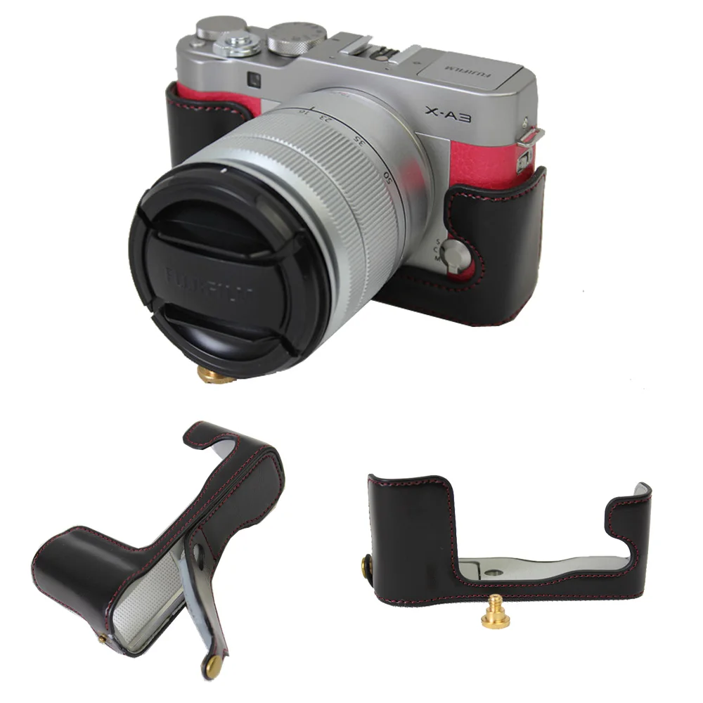 Новый Винтажный чехол из искусственной кожи для видеокамеры Fujifilm Fuji XA3 XA 3 XA10