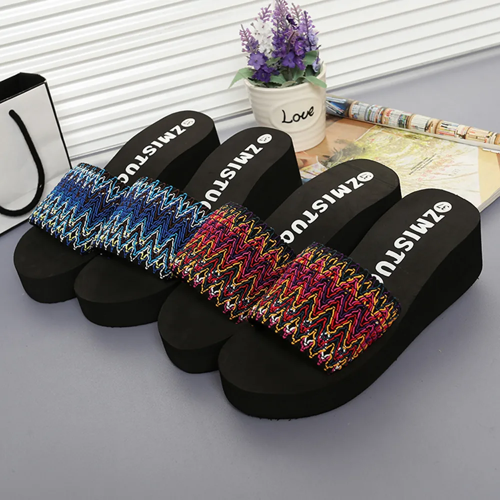 SAGACE/Женская обувь в национальном стиле Летние сандалии для дома Уличные шлепанцы