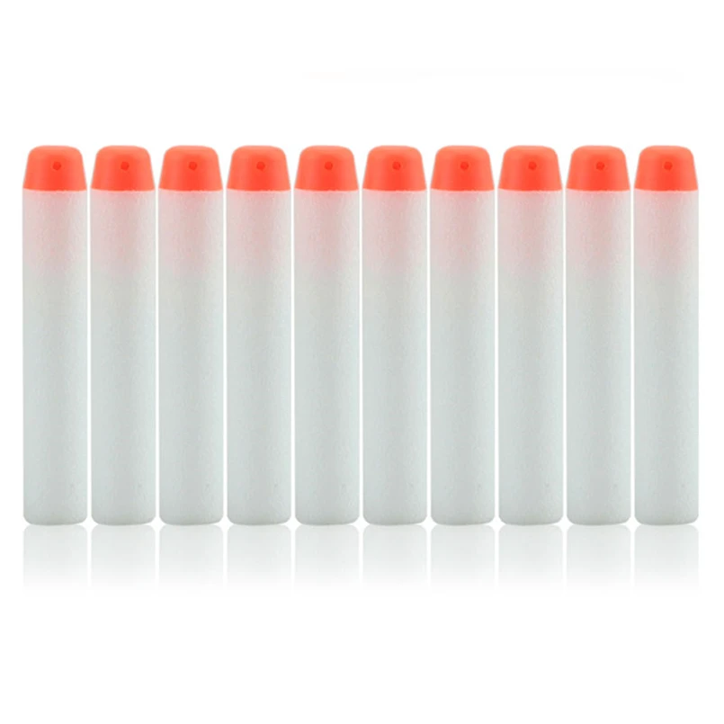 40 шт. светящиеся мягкие пули для Nerf N-strike игрушечный пистолет Refill Whistler Dart Sniper с отверстием для Nerf мега-игрушка пистолеты высокого качества