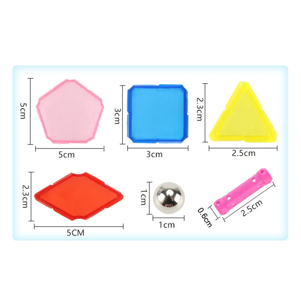 50 шт. Магнитный конструктор строительные палочки блоки образовательные укладки