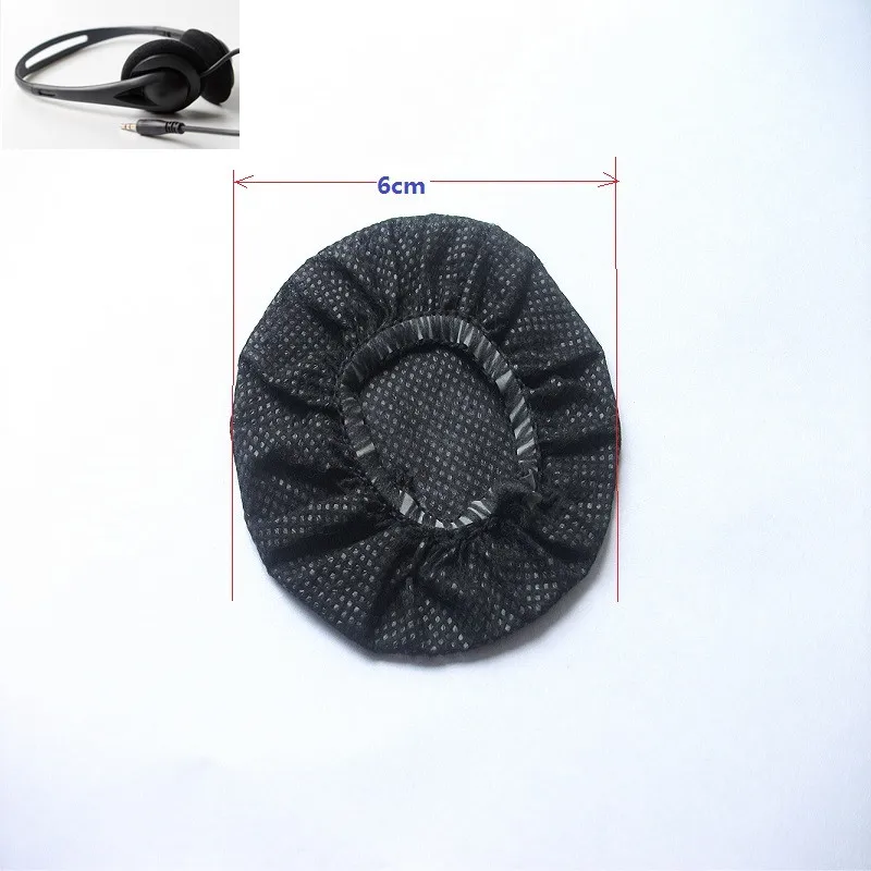 Linhuipad Сменные нетканые гигиенические наушники чехлы для микрофона маленький