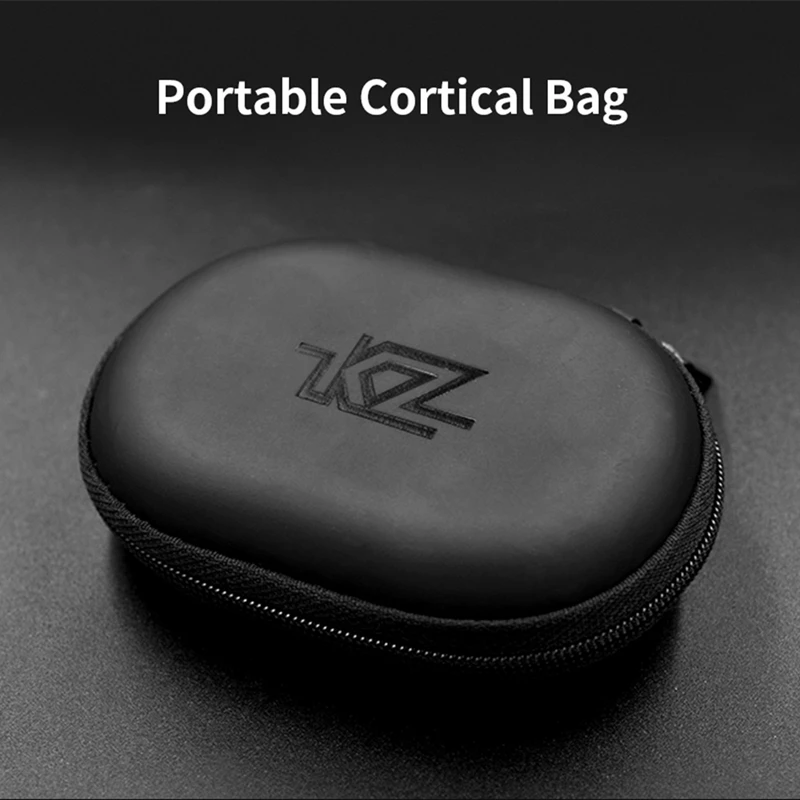 Наушники KZ сумка оригинальные наушники держатель коробки USB кабель провода защитный чехол для KZ ZS10 ES4 ZSR ATR ED2 ZST сумки