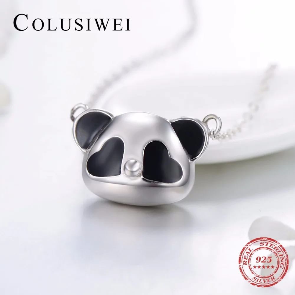 Женское ожерелье с подвеской в виде панды стиле восточных элементов из