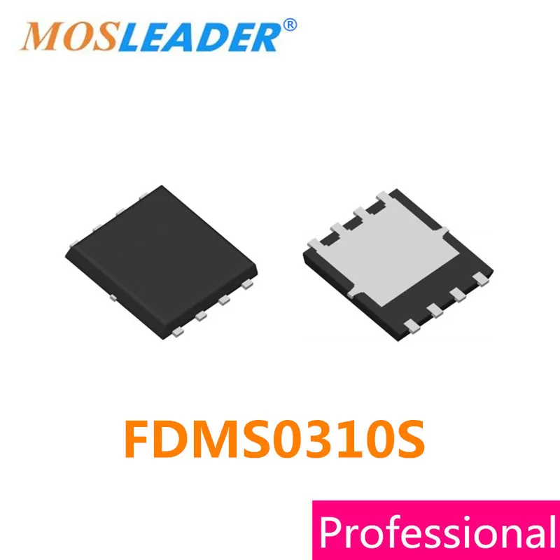 Mosleader FDMS0310S DFN5X6 100 шт. PQFN8 Power56 FDMS0310 N Channel 30V 19A 4mR высокое качество|Запасные части| |