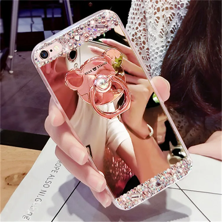Чехол XSMYiss для iPhone X XS MAX XR 5 5S SE 6 7 8 7/8plus plus роскошный силиконовый зеркальный чехол с