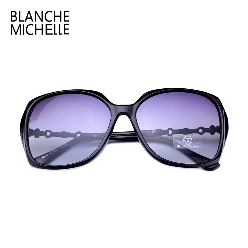 Blanche Michelle, высокое качество, квадратные поляризованные солнцезащитные очки для женщин, фирменный дизайн, UV400, солнцезащитные очки с градиентными линзами, солнцезащитные очки с коробкой