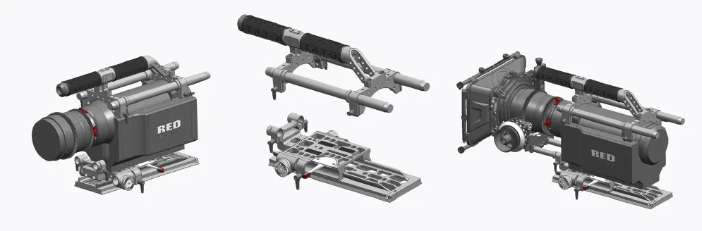 Чехол для камеры Tilta Pro с одним фокусом+ 4*5,65 карбоновая Матовая коробка+ чехол для красной камеры ONE MX