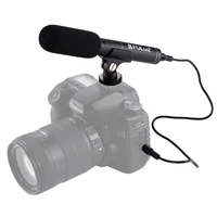 haweel professional interview condenser video microphone with 3 5mm audio cable for dslr dv camcorder