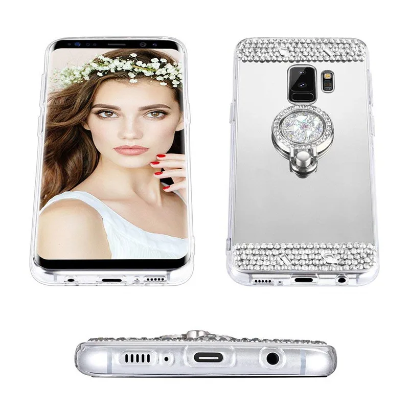 1 шт. зеркальный чехол для телефона Samsung Galaxy A3 A5 A7 A8 2016 2017 A520 A810 A6 Plus 2018|Сумки