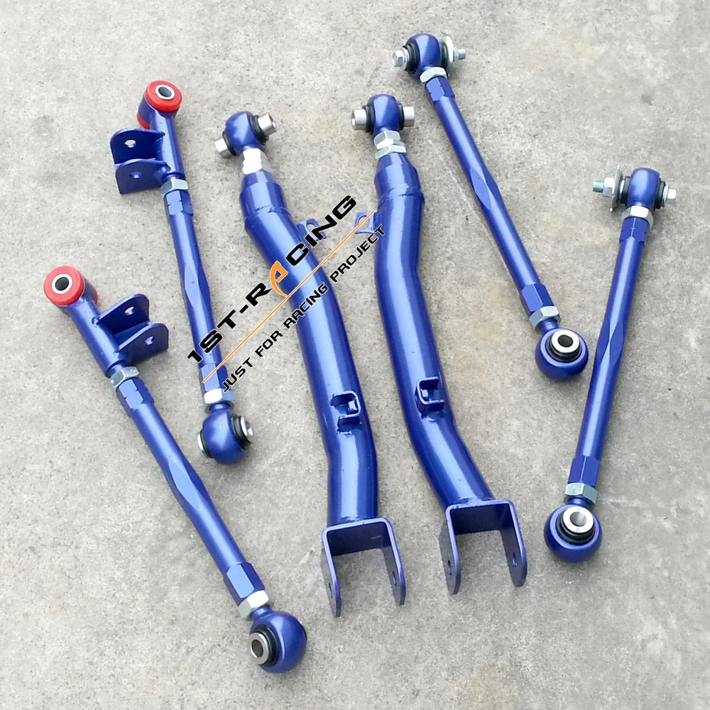 Комплект синих рычагов управления задним и ходом для Subaru Impreza WRX STI GDA GDBC GGA 6 шт.|kit