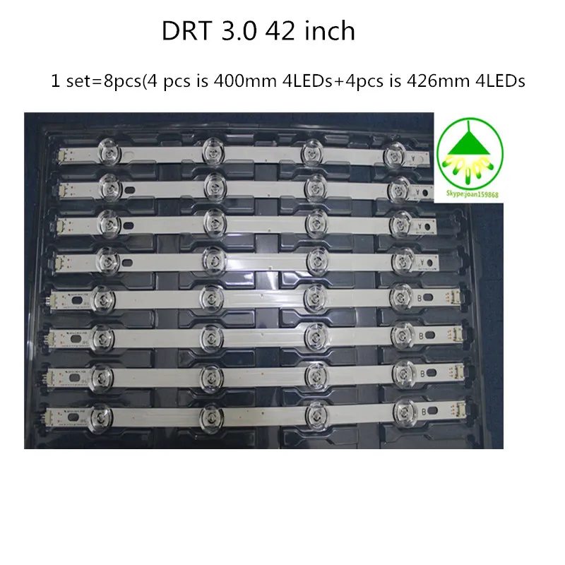 Полностью Светодиодная лента 8 шт./компл. для LG LC420DUE 42LB3910 INNOTEK DRT 3 0 42 дюйма A B 6916L-1709A