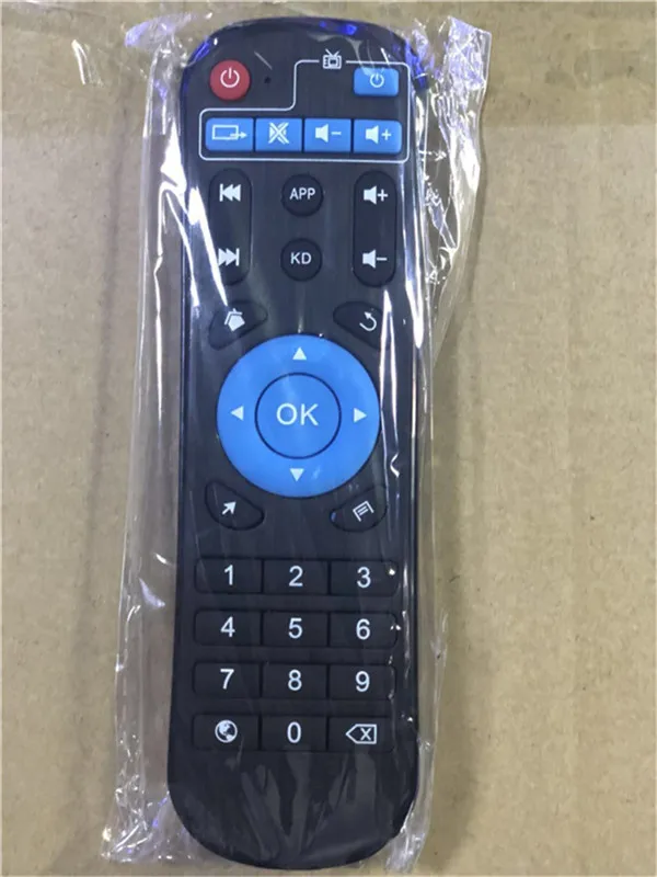 Сменный пульт дистанционного управления для MXQ/MXQPRO, MXQ-4K/M8S/M8N, H96PRO/T9 серии, X96/X96mini Android Smart tv Box пульт дистанционного управления 3B26 - Цвет: Черный