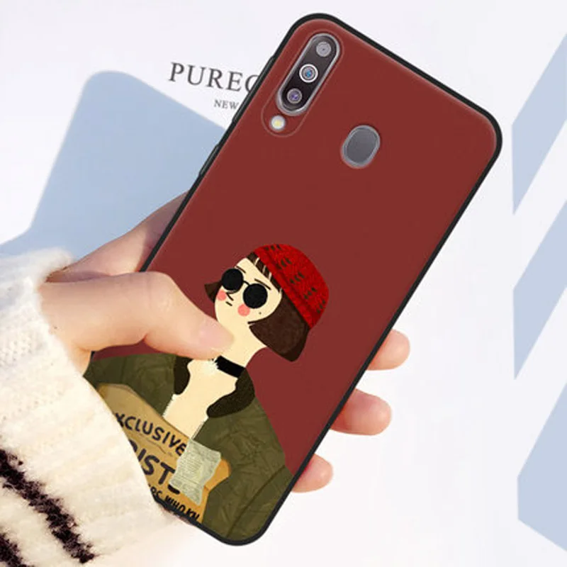 Чехол для Samsung galaxy A40s мягкий силиконовый чехол с рисунком Леона и убийцы телефона