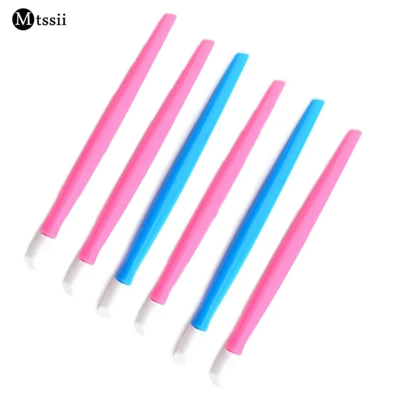 2017 New 3 Colors Plastic Useful Nail Cuticle Pusher Stick Spoon for Sticker Manicure Accessory Care Tools | Красота и здоровье