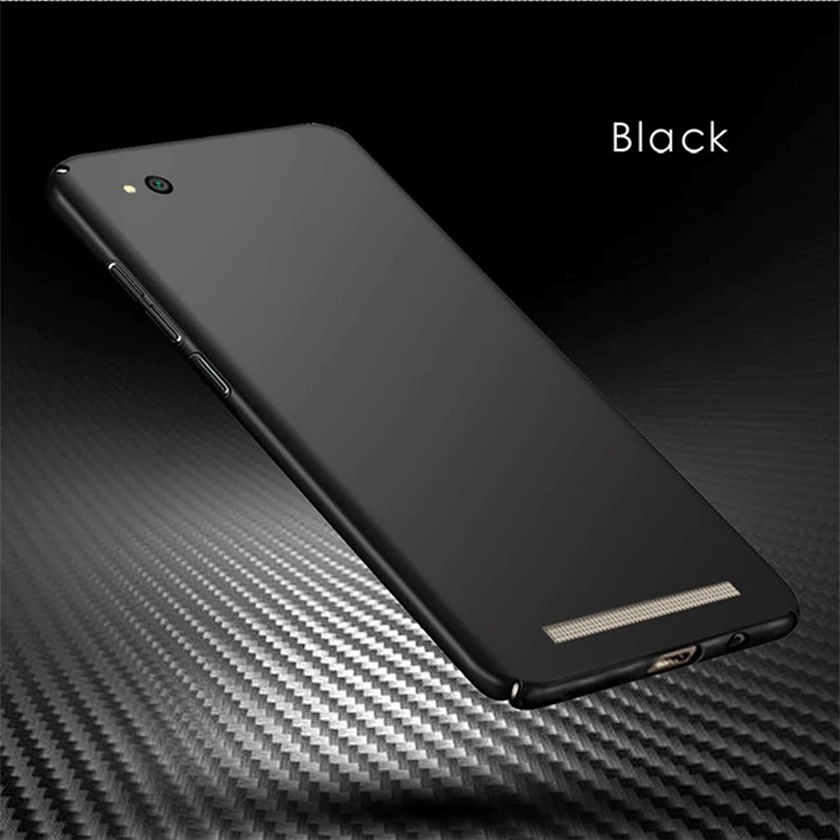 Жесткий пластиковый Чехол для Xiaomi Redmi 4A 5A Роскошный Матовый ультратонкий чехол