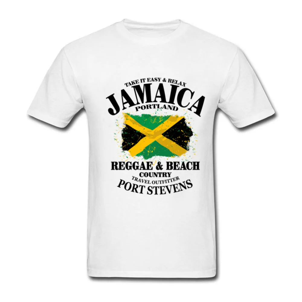 Рекламные футболки регги и пляж кантри-Jamaica портландский флаг забавные рубашки