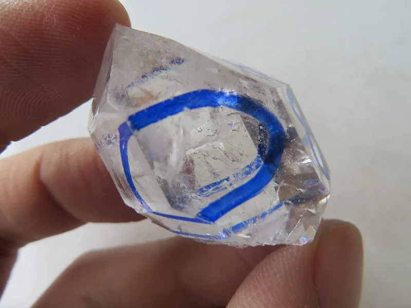 23 г натуральный кварцевый кристалл алмаз херкимера W 1 движущийся ENHYDRO Bubble|Камни| |