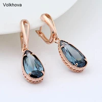 creative personality 10 color jewelry hollowed pattern cubic zirconia earrings for women fashion charming dangle earrings