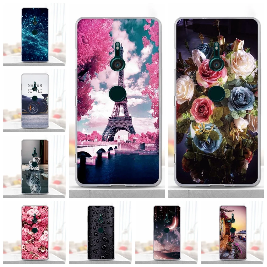 Чехол для Sony Xperia XZ3 чехол с 3d милым мягким силиконовым ТПУ ультра тонким задним