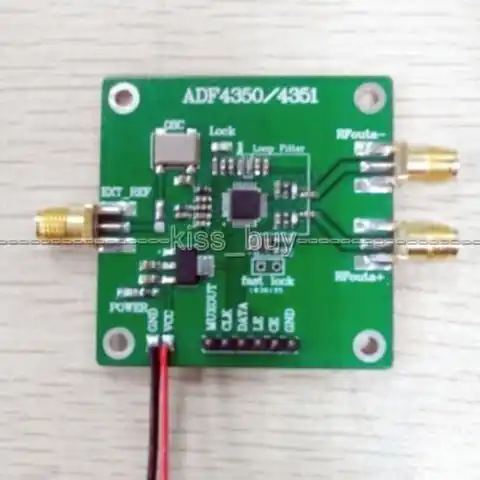 Плата разработки ADF4350 137Mzh-4.4 ГГц, плата разработки источника сигнала