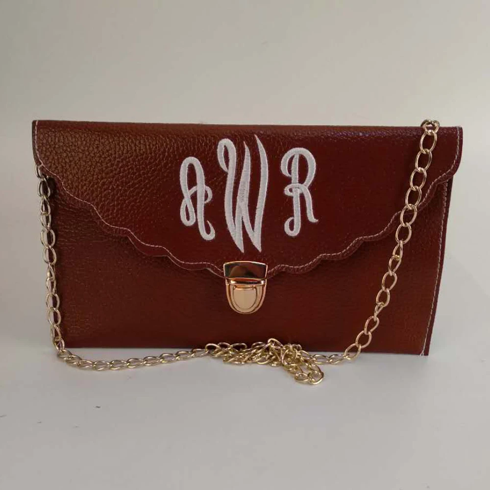 Женский Повседневный клатч-конверт из искусственной кожи с фестонами | Багаж и