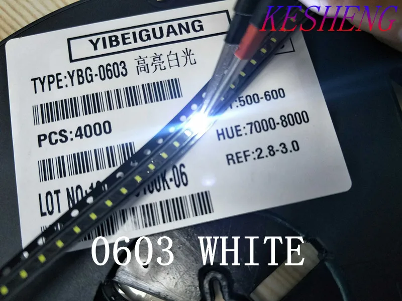 100 шт. SMD 0402 0603 0805 2835 3528 1206 5050 5730 3014 LED диоды белый/теплый белый/Branco диод супер яркий