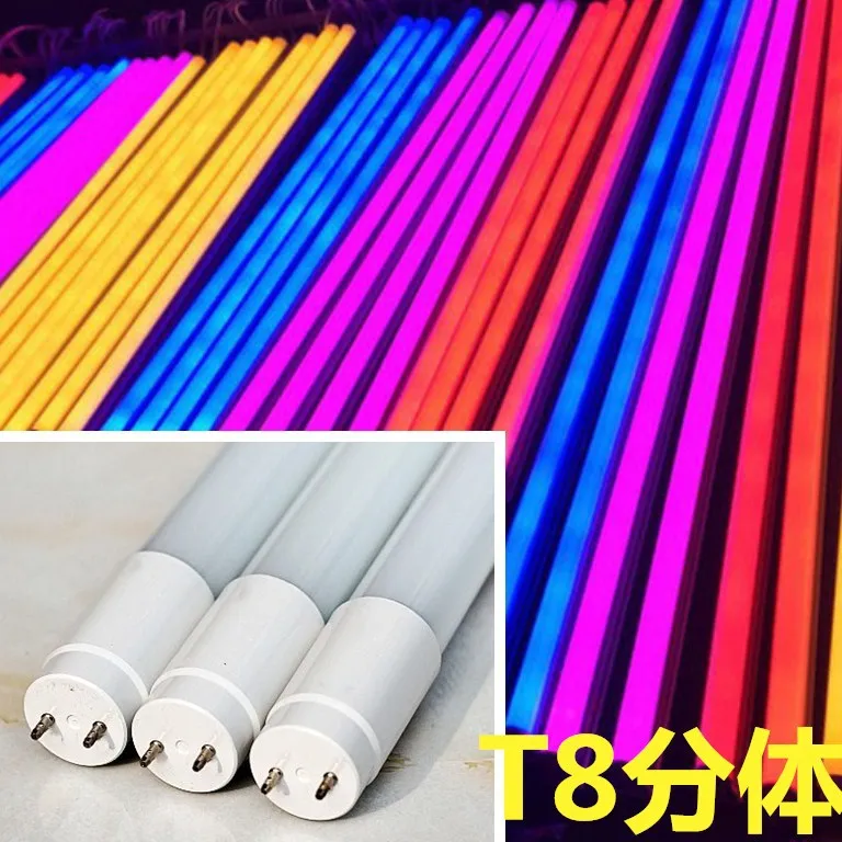 

30PCS LED T8 Tube Lamp 30cm 60cm 90cm 120cm Waterproof AC220v Fluorescent Tube For Fish Tank/ Freezer RGB White Yellow Blue