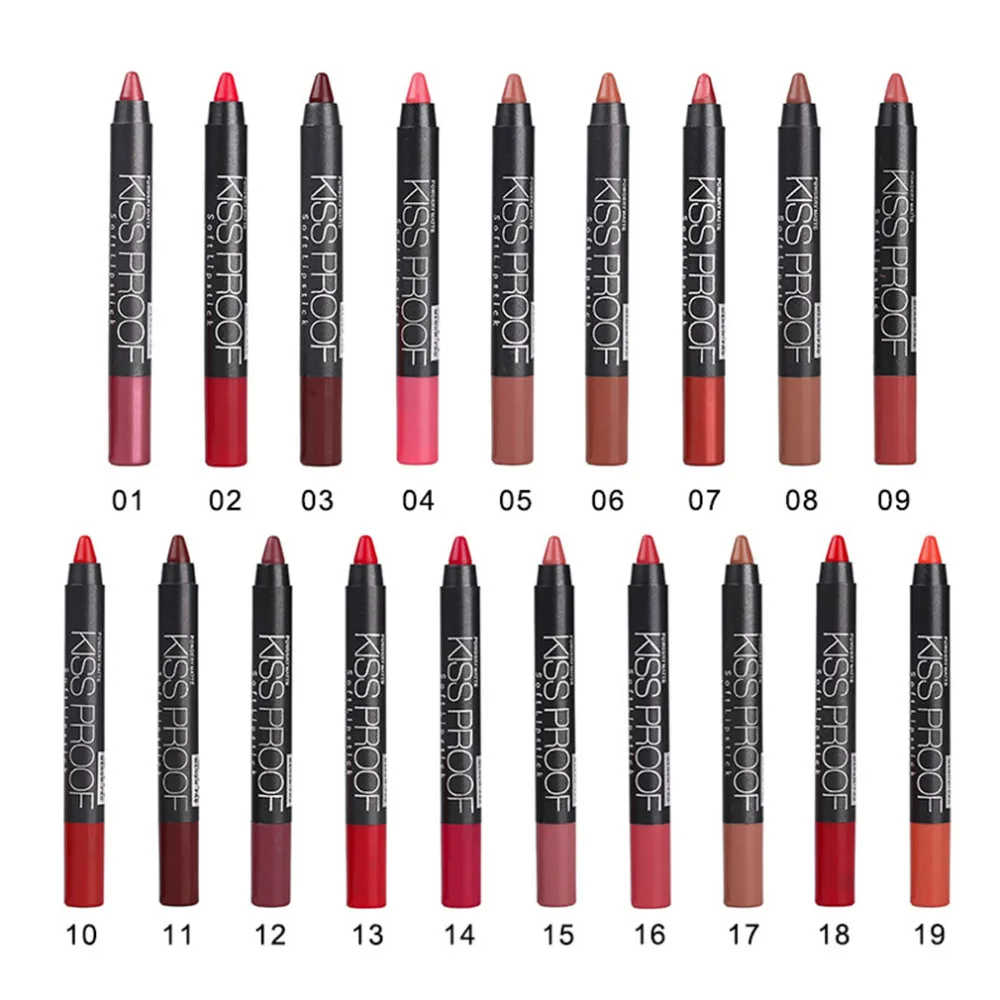 Menow Водостойкий карандаш для губ косметика матовый макияж стойкий эффект Матовая