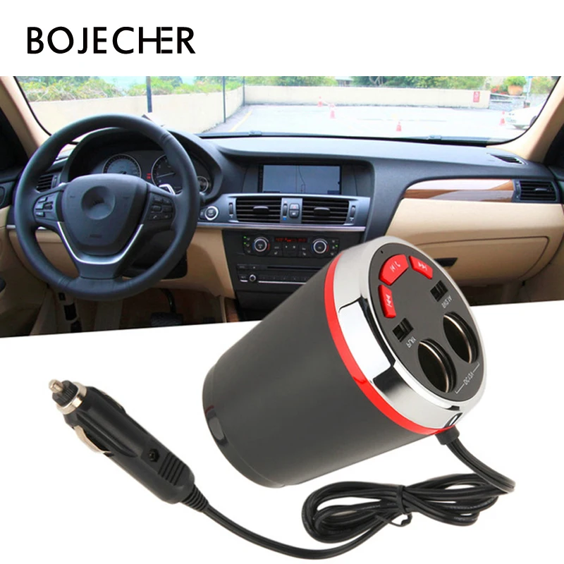 Bluetooth FM передатчик автомобиля музыкальный MP3 плеер Hands Free Car Kit подстаканник