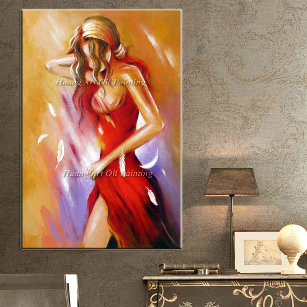 Ручная роспись Современная картина маслом на холсте красивая привлекательная