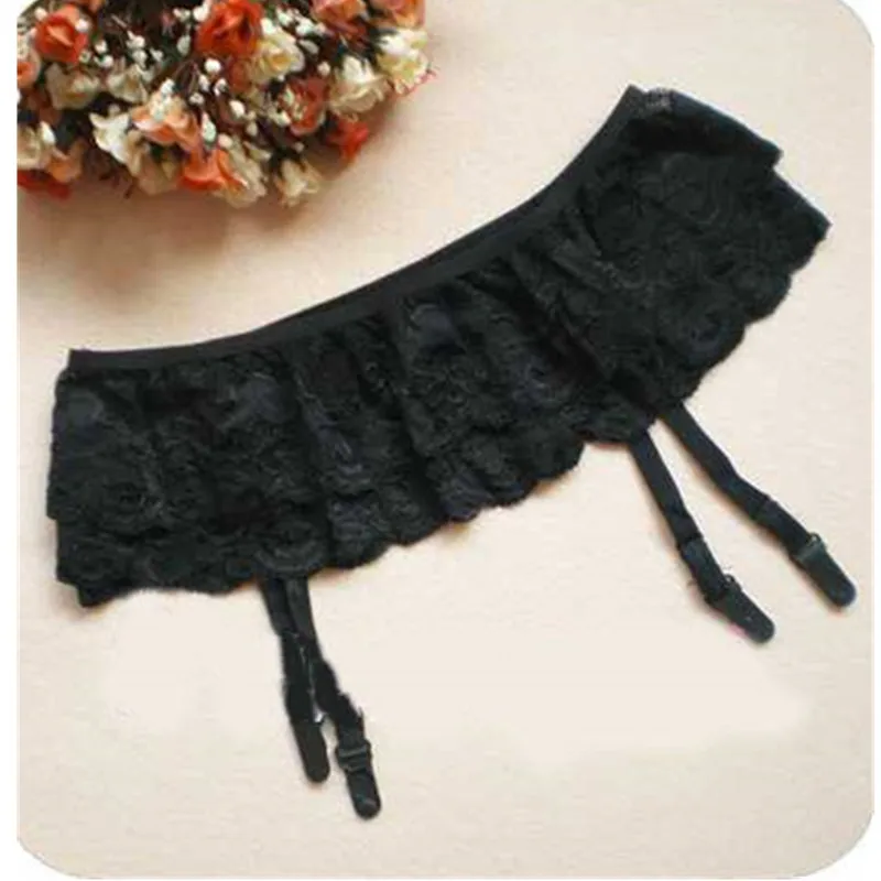 Горячая продажа! Женское нижнее белье с двойными розовыми подвязками