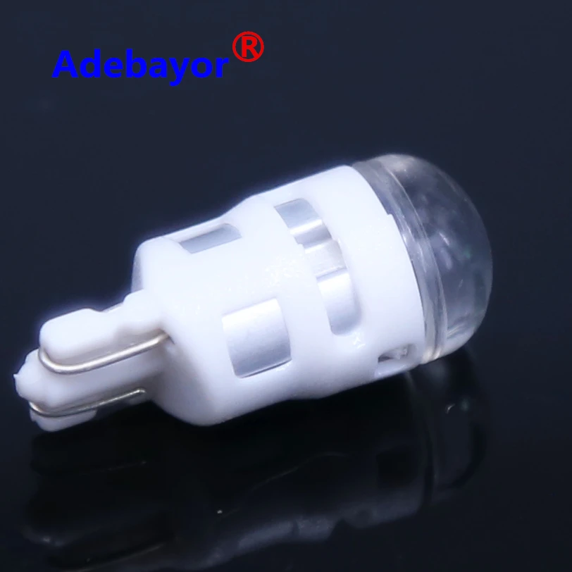 20X Высокое качество 12В автомобильная светодиодная лампа 194 W5W 1SMD T10 1 LED SMD 3030
