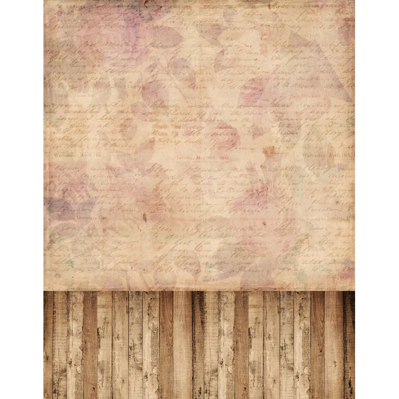 

Vinyl Cloth Computer Printed Retro Wooden Floor Photography Backdrops for Wedding Newborn Photo Studio Portrait Background Props