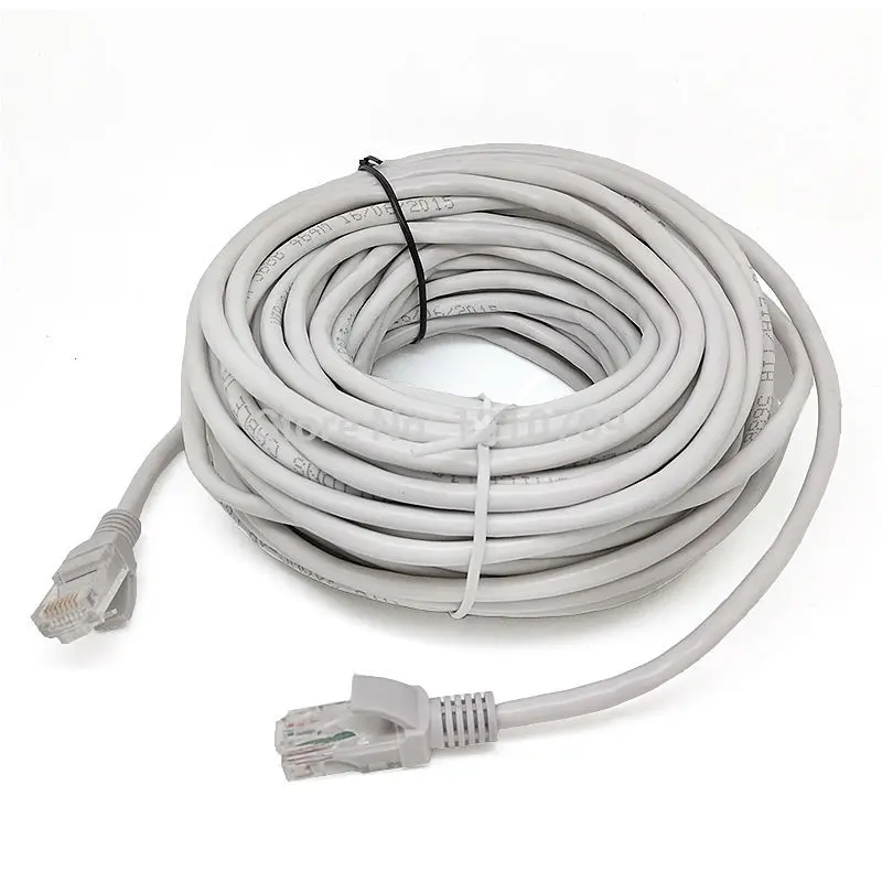16. 4 фута/5 м RJ45 CAT5 CAT5E Ethernet Интернет LAN Сетевой кабель Серый Новый Бесплатная