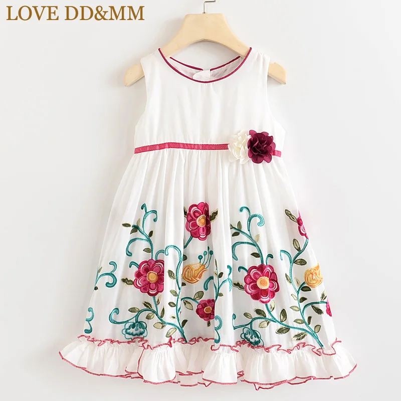 Платье для девочек LOVE DD &amp MM Новинка лета 2022 детская одежда милое привлекательное